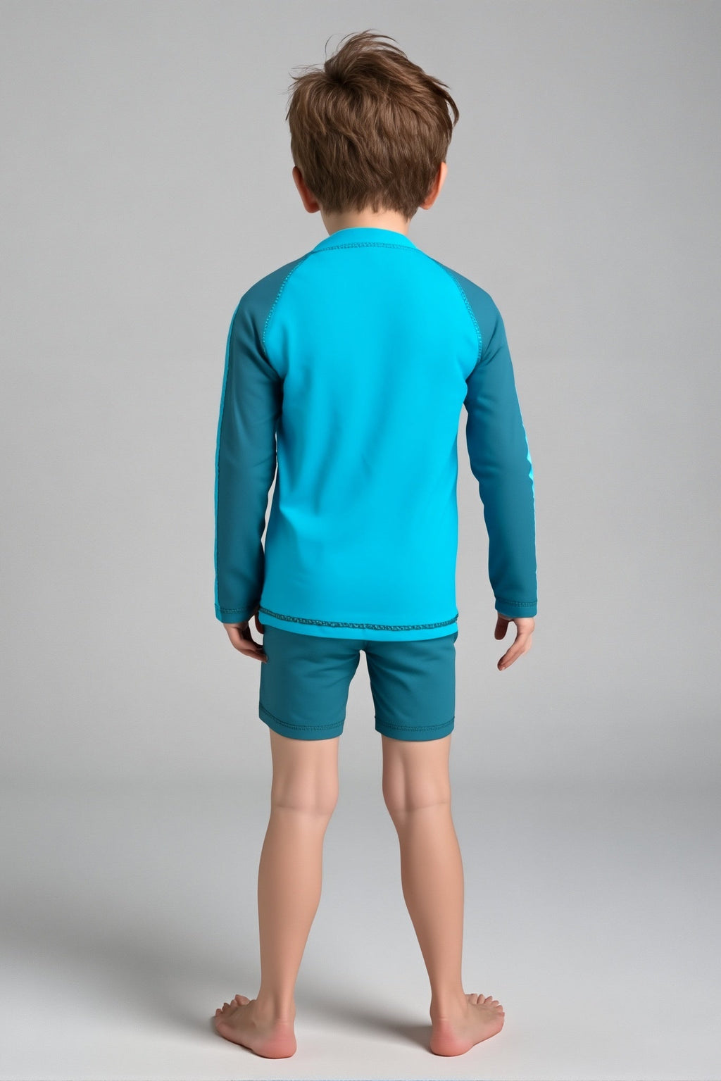 Traje de Baño Niño Dos Piezas Manga Larga y Short - Surf Raptor