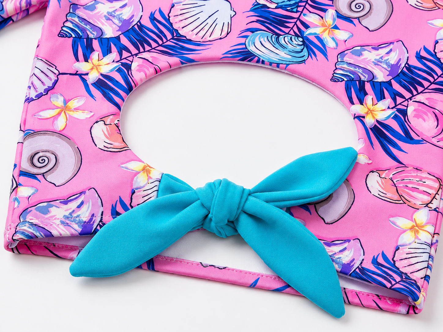 Vestido de Baño Niña Dos Piezas Buzo Manga Larga y Panty Tiro Alto – Ola Encantada