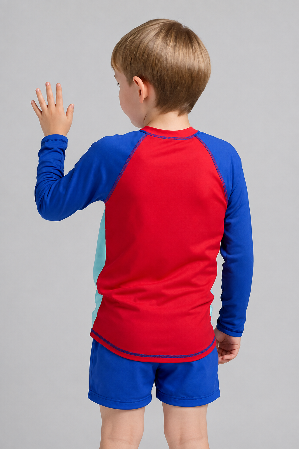 Traje de Baño Niño Dos Piezas Manga Larga y Short - Monstruos