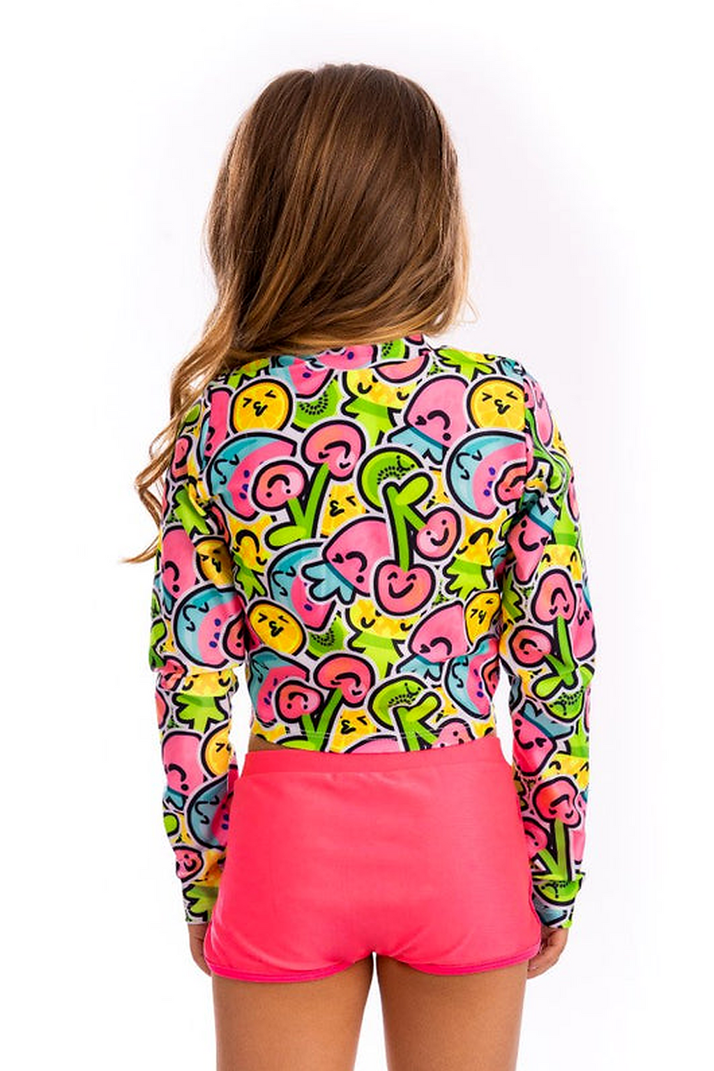 Vestido de Baño Niña Dos Piezas Buzo y Cachetero – Frutal