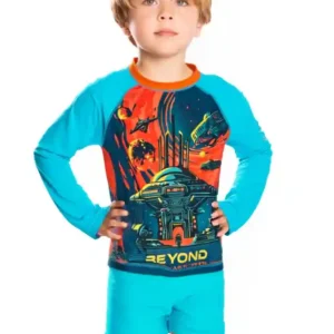 Conjunto de Baño Niño Manga Larga - Solar sistem