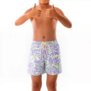 Pantaloneta de baño y Playa para Niño Pistacho - Grupo Familiar